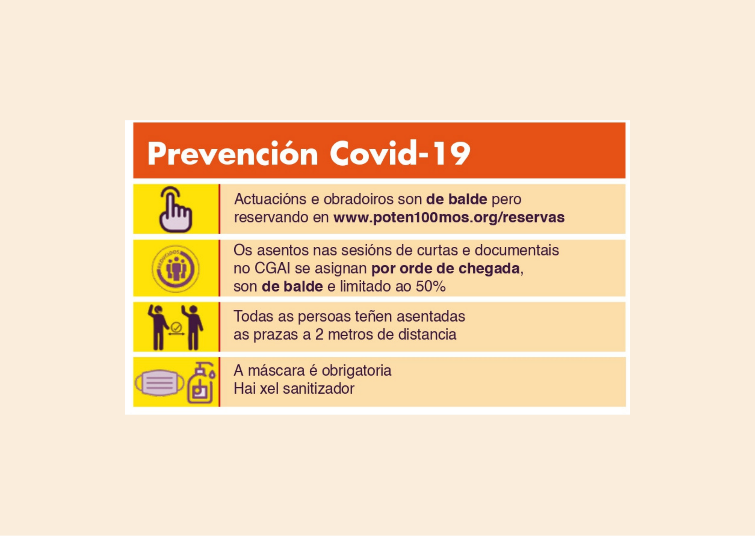 Prevención COVID Diversidarte